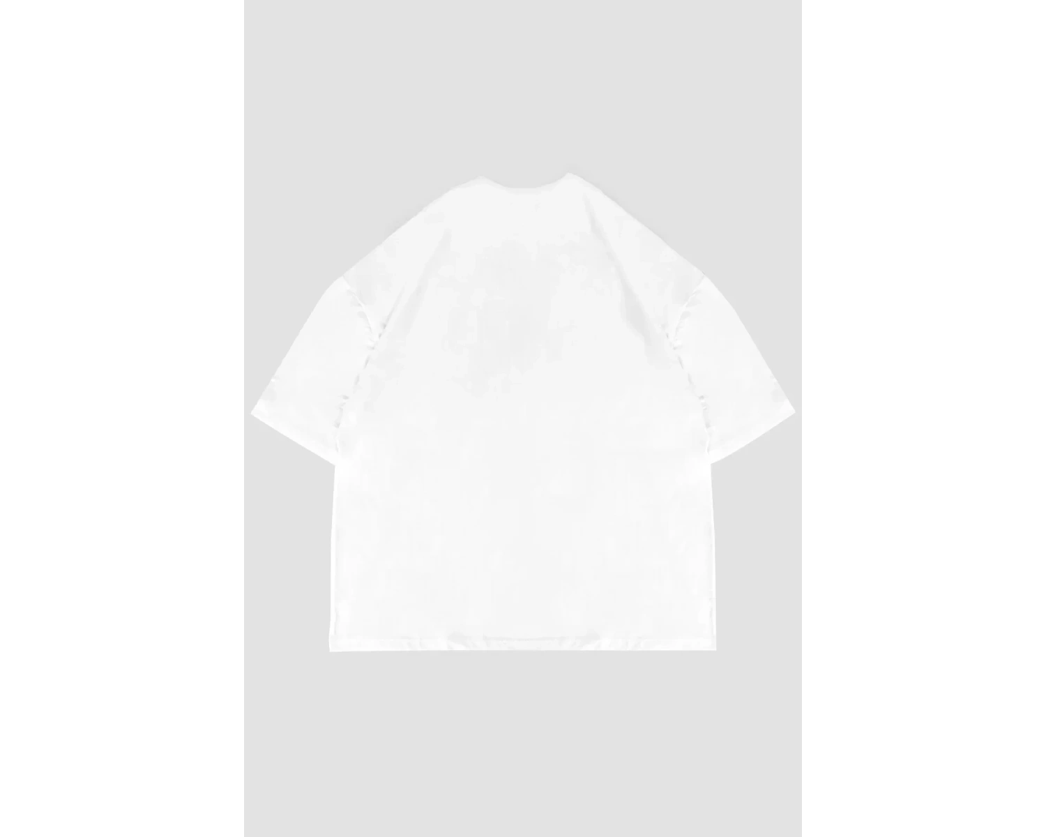 Eternal Levitation Baskılı Beyaz Oversize Unisex