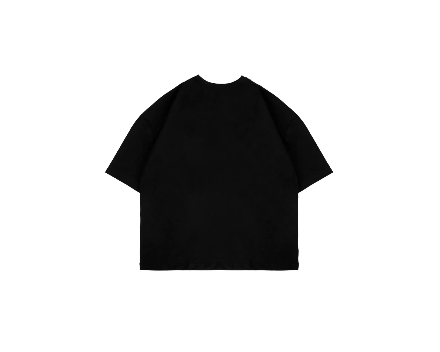 Eternal Text Baskılı Oversize Unisex Siyah