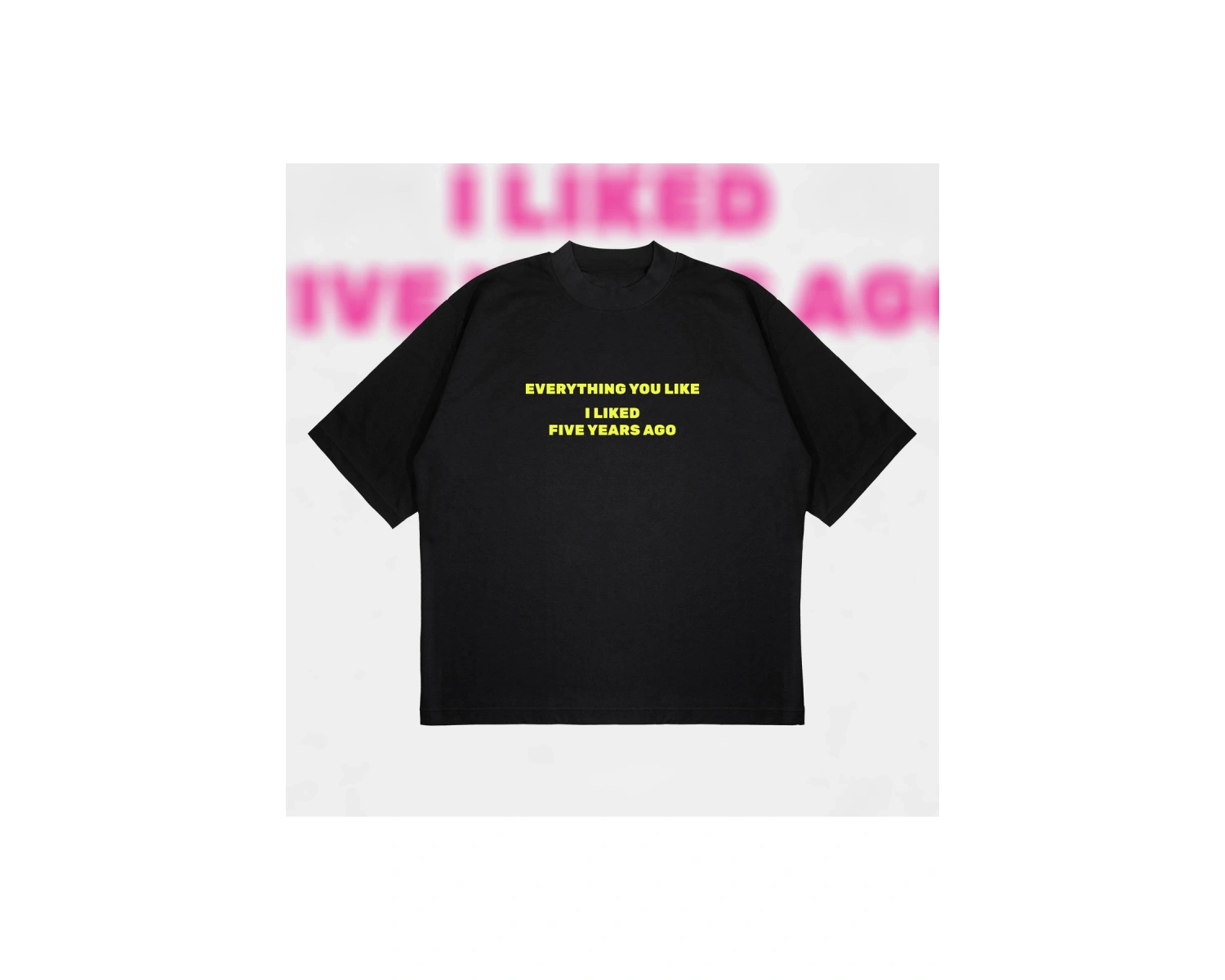 Everything You Like Oversize Unisex Pamuklu Nefes Alan Kalın Kumaşlı