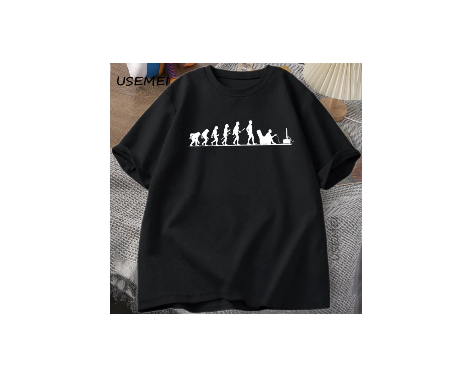 Evolution Gamer T-Shirt Komik Gamer erkek Oyun T Shirt babalar Günü Hediyesi Erkek Giyim Pamu 2895