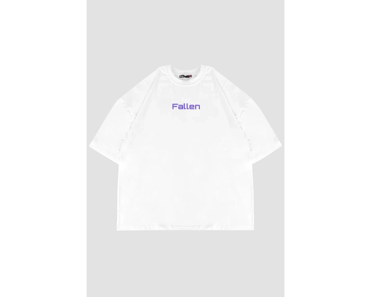 Fallen Sırt Baskılı Oversize Unisex Beyaz