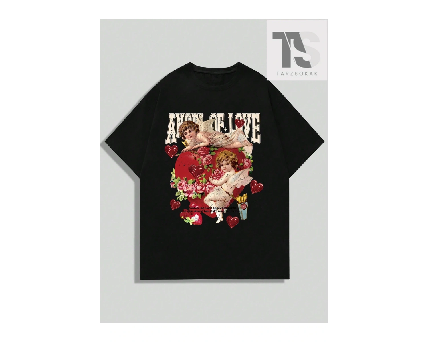 Fever City Erkek Mektup Grafikli Tişört