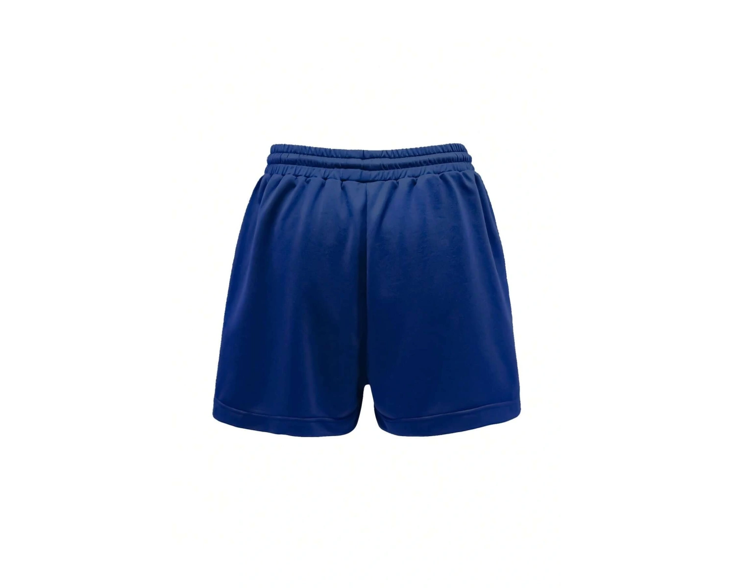 Figure & Letter Graphic Drawstring Waist Şort