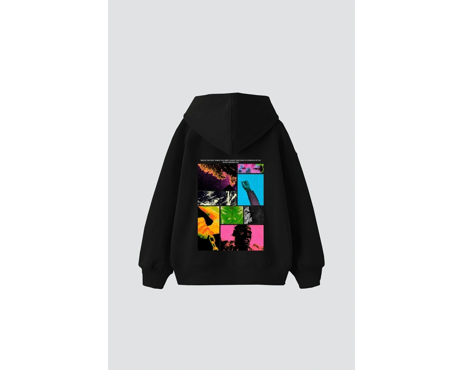 Fırst Space Baskılı Oversize Unisex Beyaz