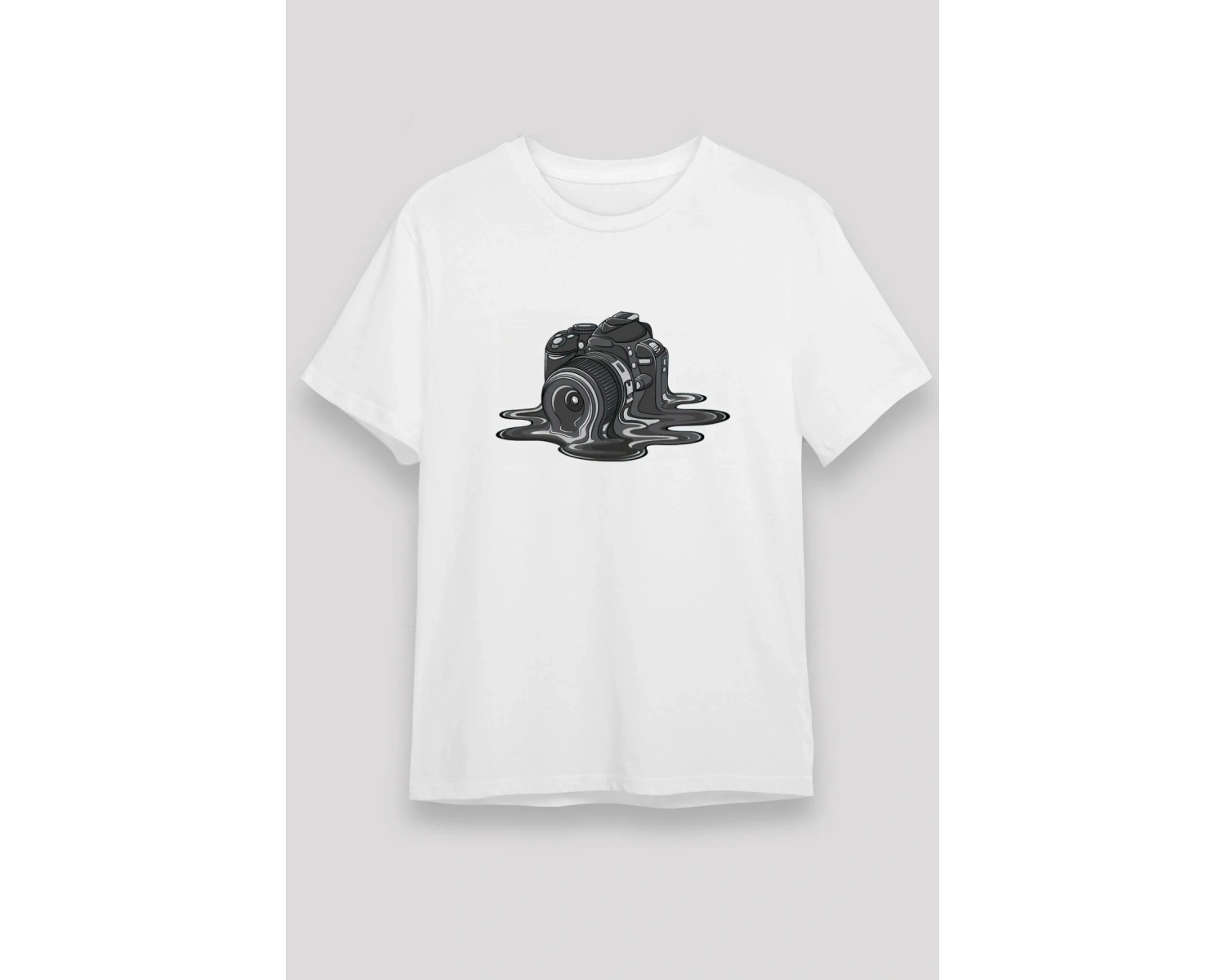 Fotoğrafçı Beyaz Unisex Tişört T-Shirt