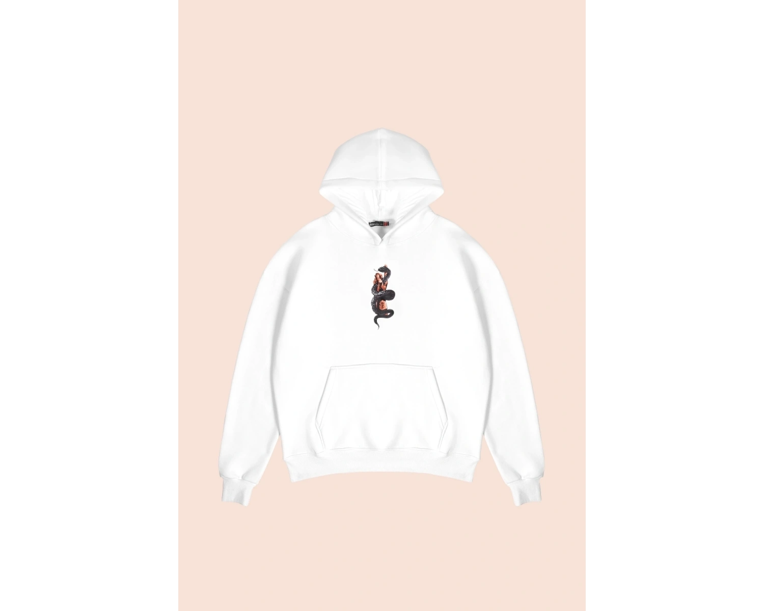 Free Gangster Baskılı Oversize Unisex Beyaz