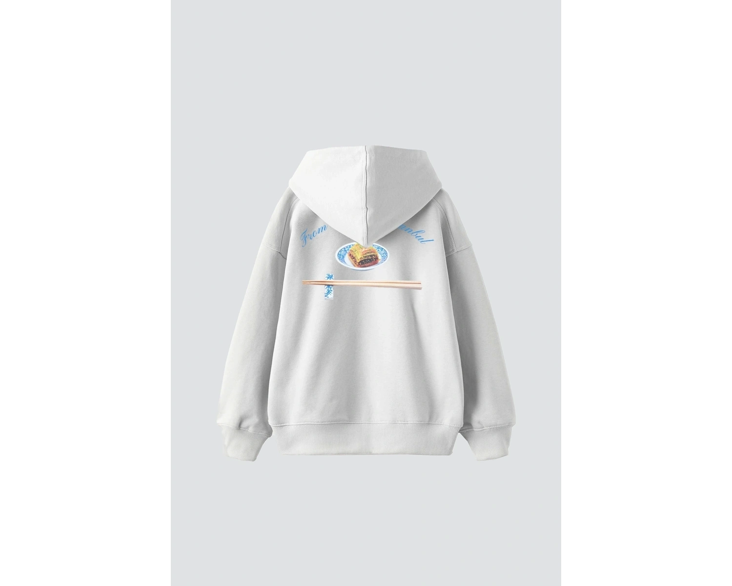 From Tokyo To Istanbul Baskılı Oversize Unisex Beyaz