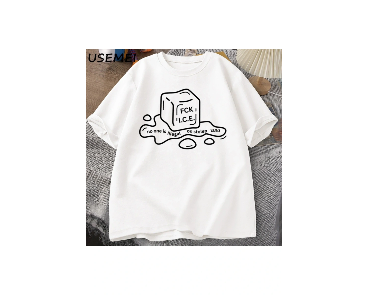 Funny ICE T Shirt Men Women Summer Cotton Short Sleeve T-shirt Casual O Neck Printed Tee Shir 3062