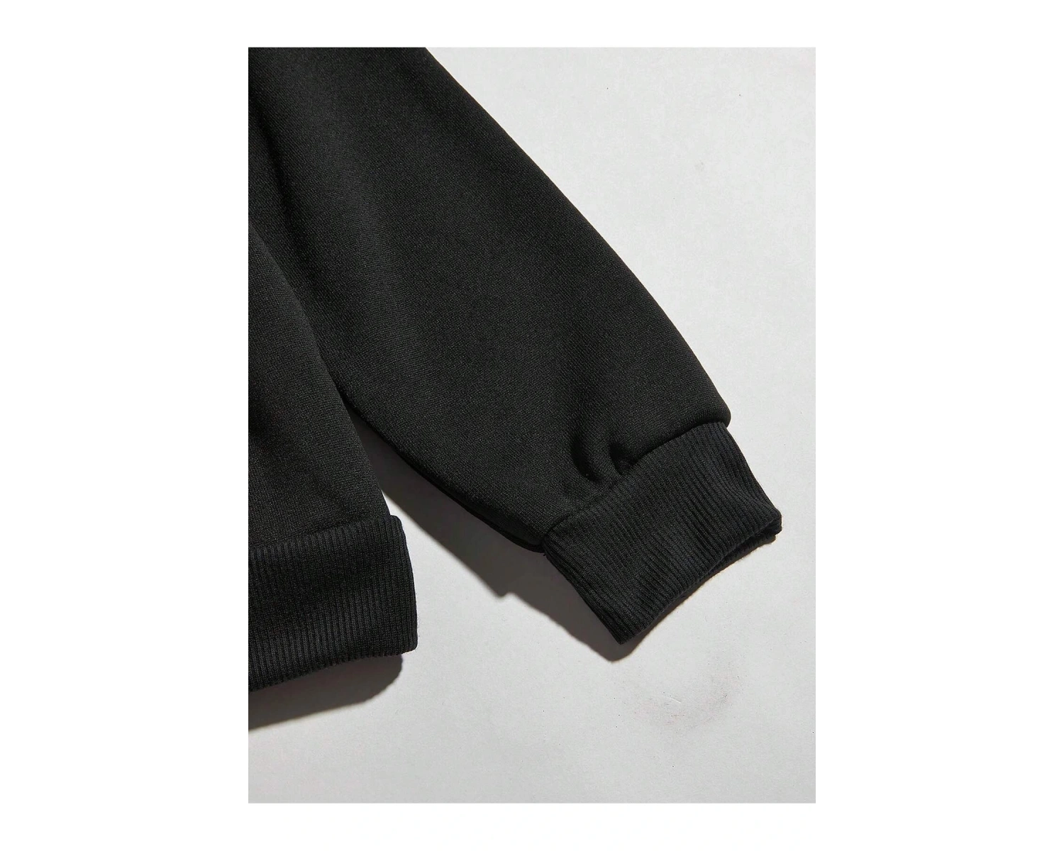 Galaxy Özel Baskılı Oversize Kapüşonlu Sweatshirt Siyah