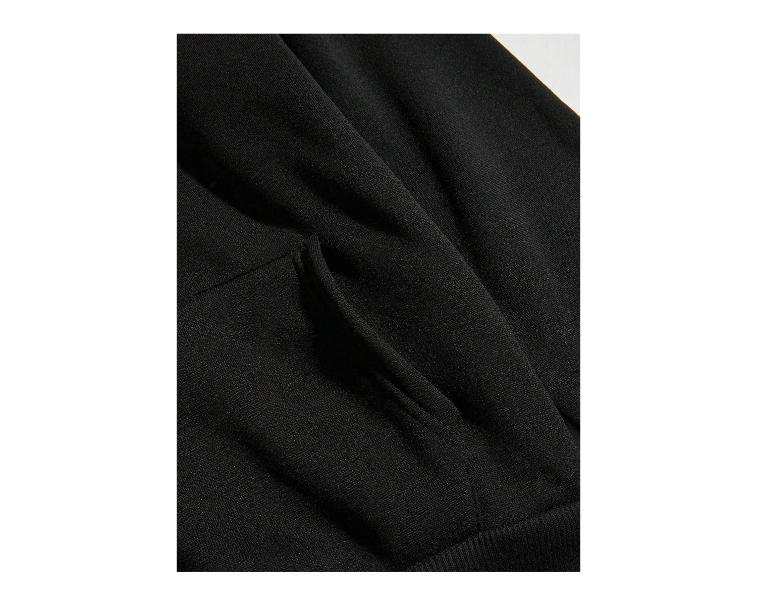 Galaxy Özel Baskılı Oversize Kapüşonlu Sweatshirt Siyah