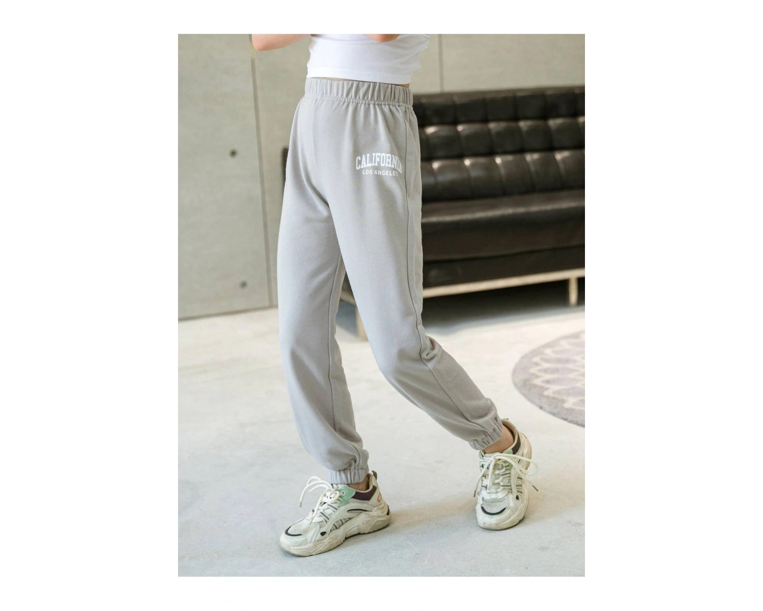 Girls Letter Graphic Eşofman Altı