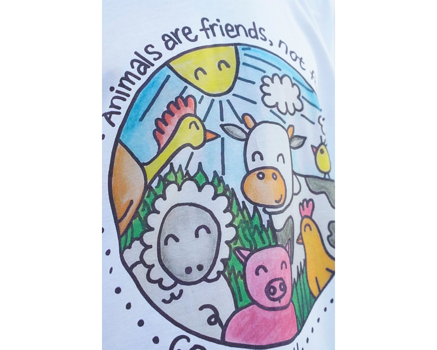 Go Vegan / Oversize Rtişört