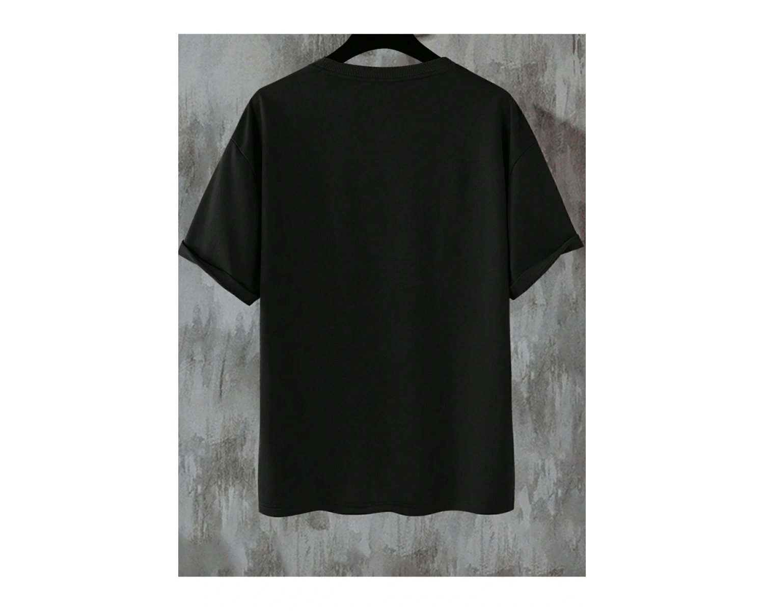 Göğüs Beach Baskılı Oversize Erkek T-Shirt