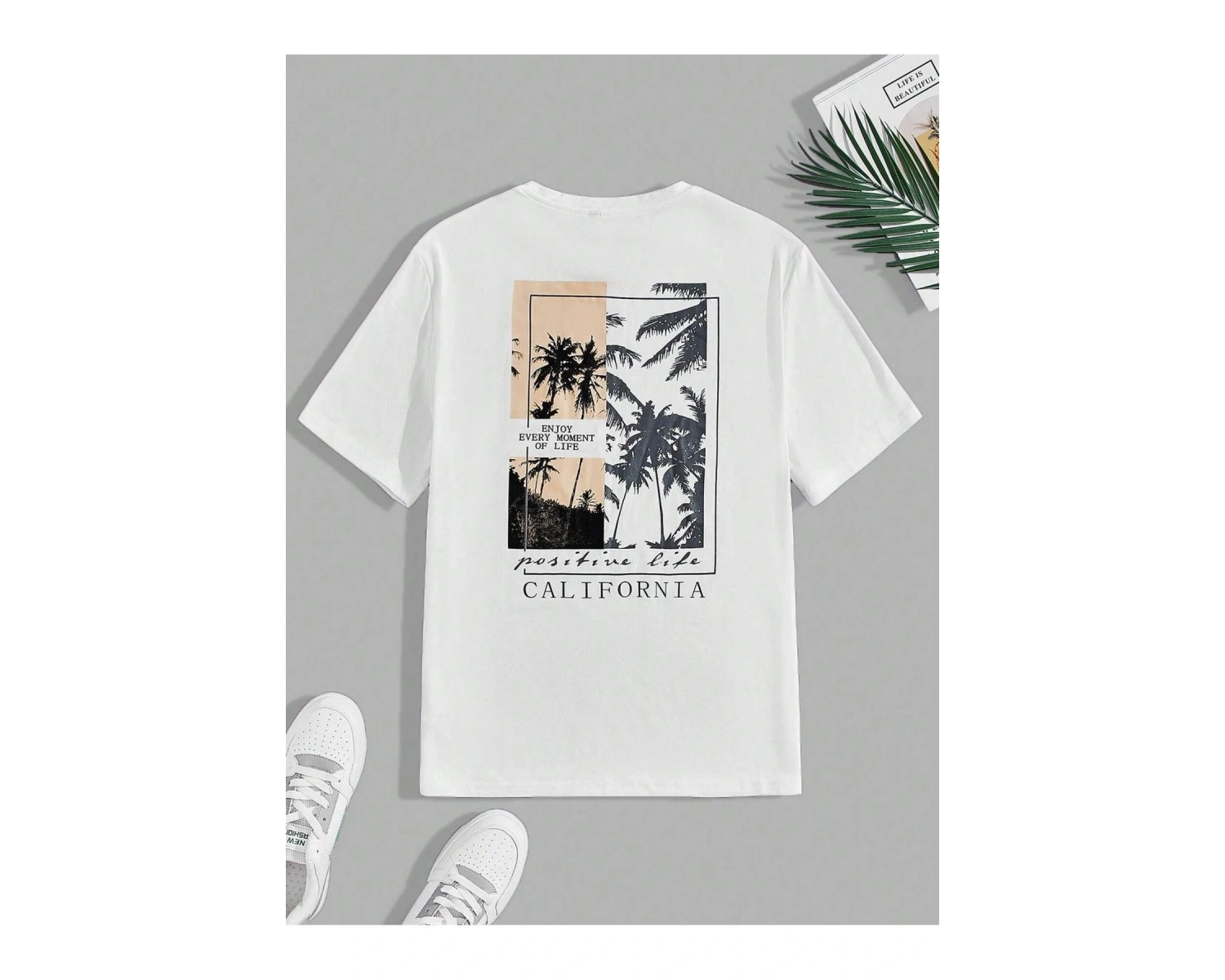 Göğüs Ve Sırt Baskılı Oversize Unisex T-Shirt