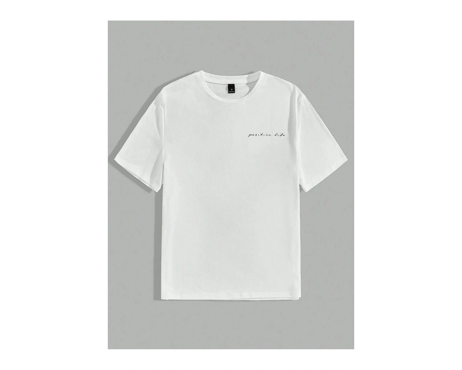 Göğüs Ve Sırt Baskılı Oversize Unisex T-Shirt