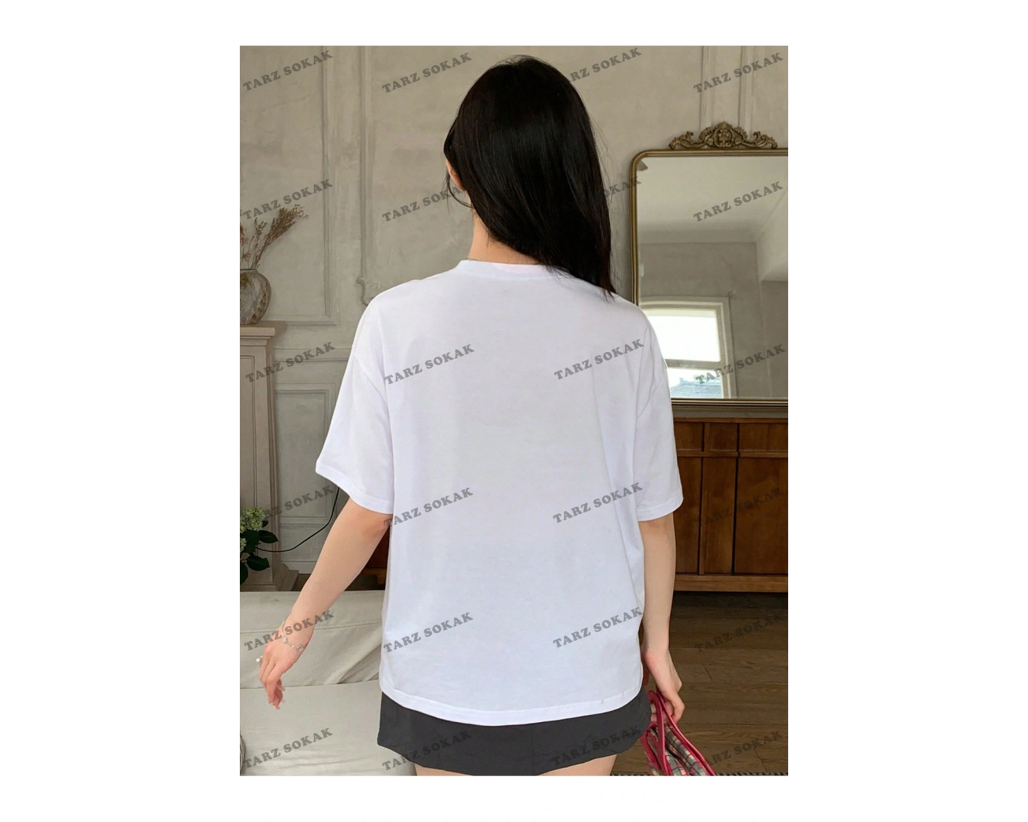 Good Lucky Baskılı Oversize Kalıp Unisex T-shirt