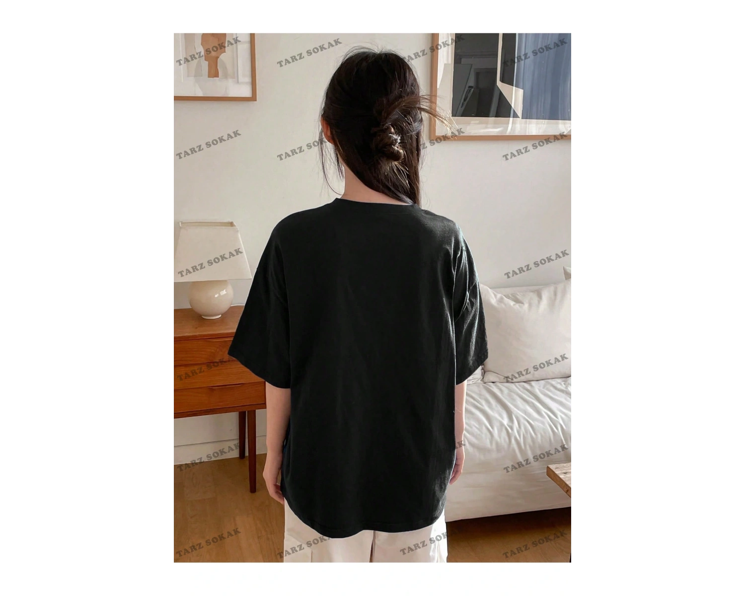 Good Lucky Baskılı Oversize Kalıp Unisex T-shirt