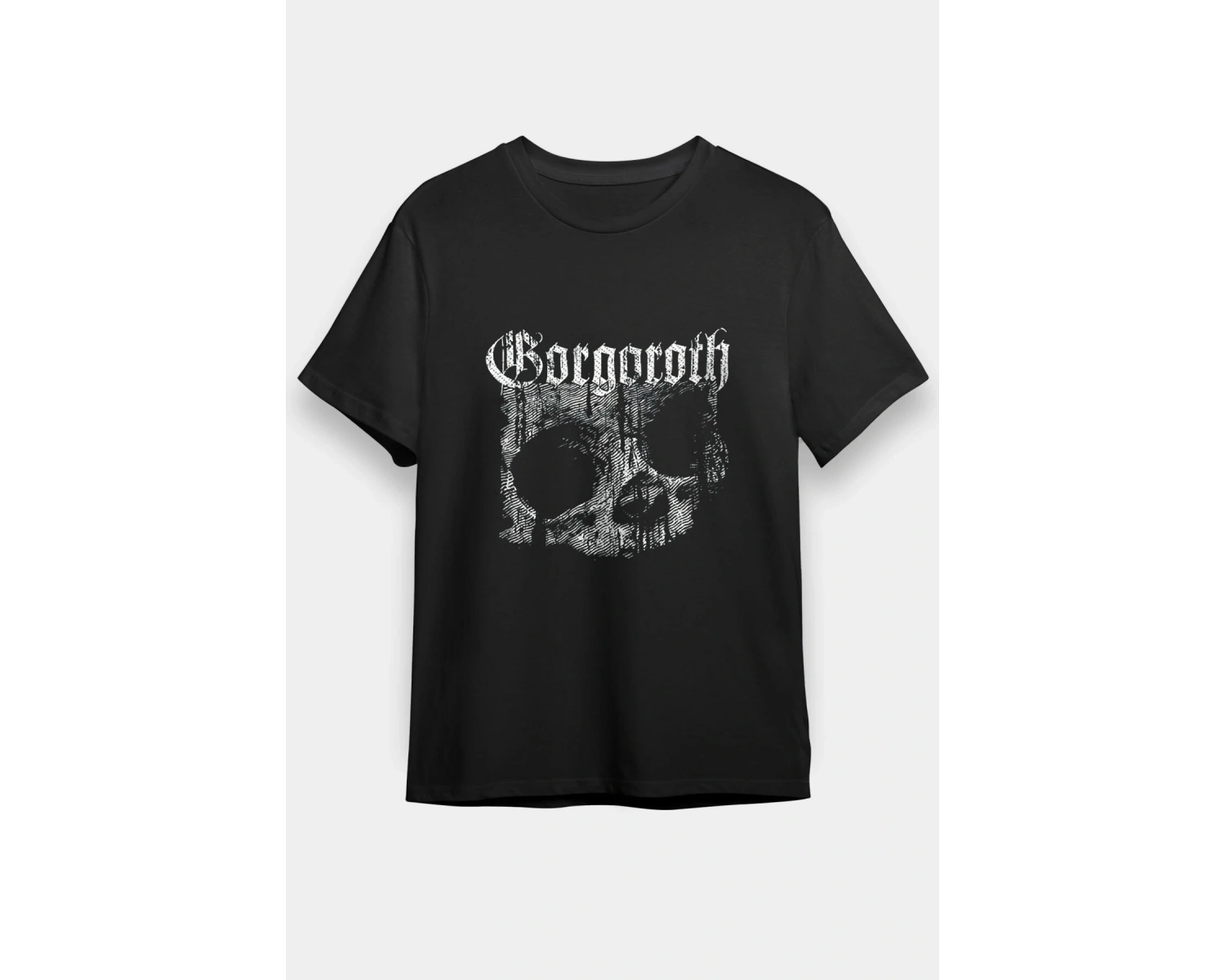 Gorgoroth Baskılı Unisex Beyaz Tişört
