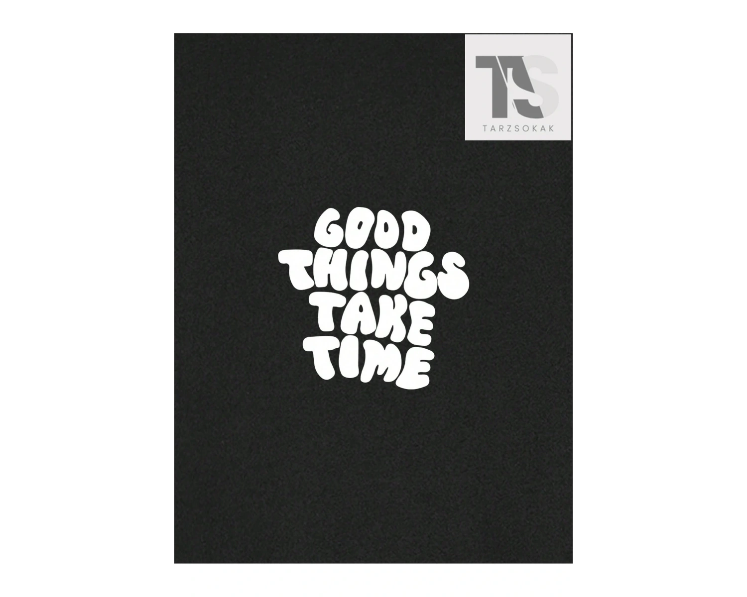 Goth Erkek Yarasa Baskılı Tişört