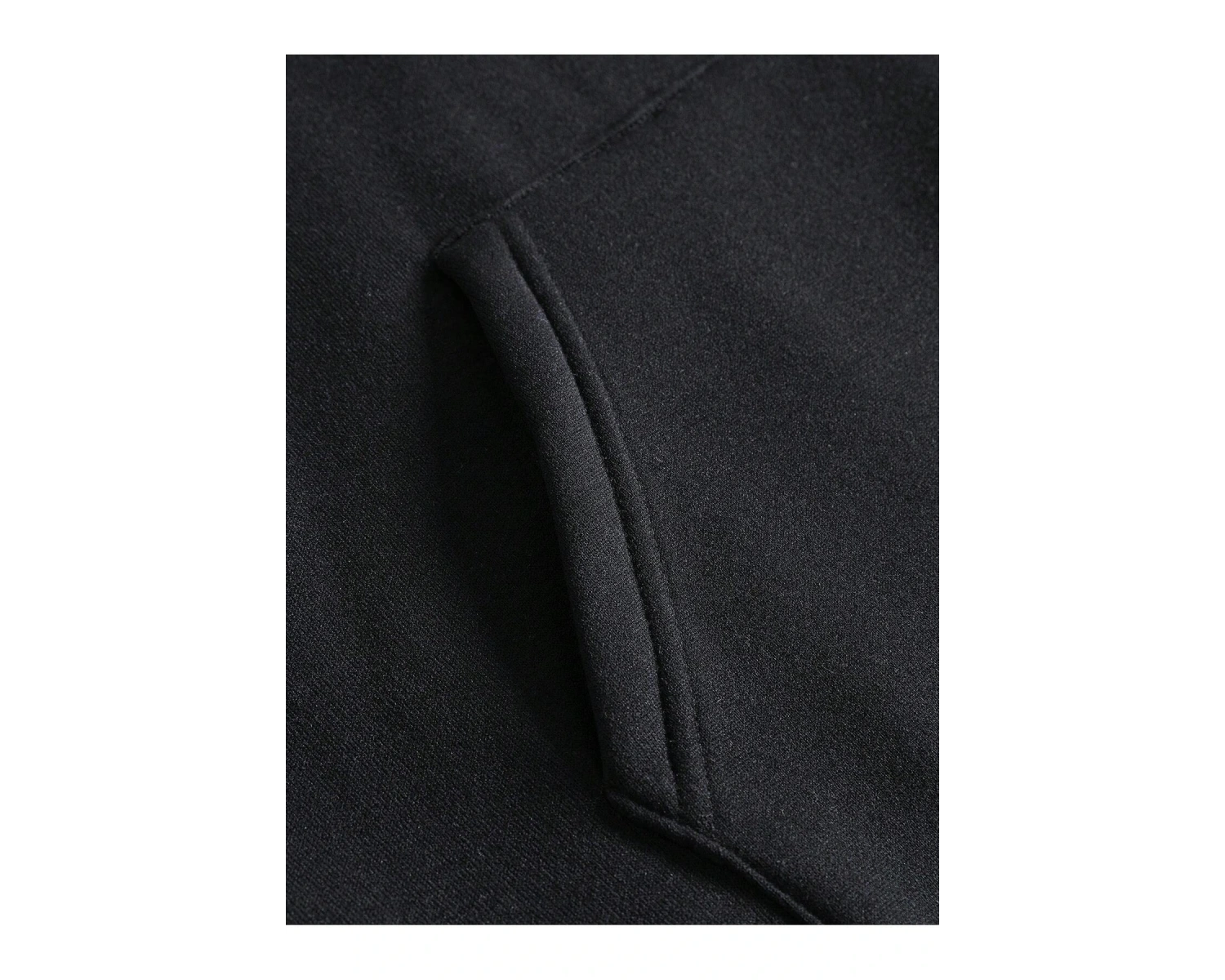 Goth Guys Cross Print Drawstring Lined Hoodie Siyah