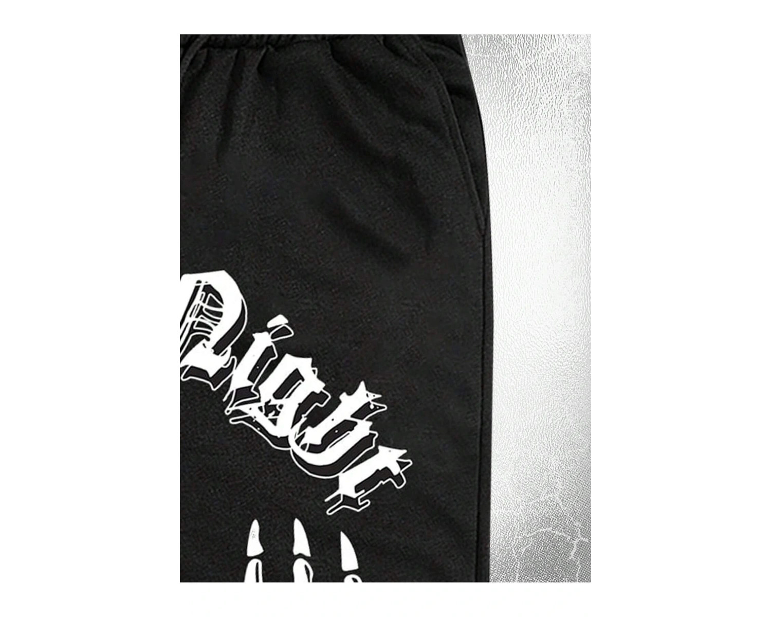 Goth Guys Skeleton Hand Print Eşofman Altı