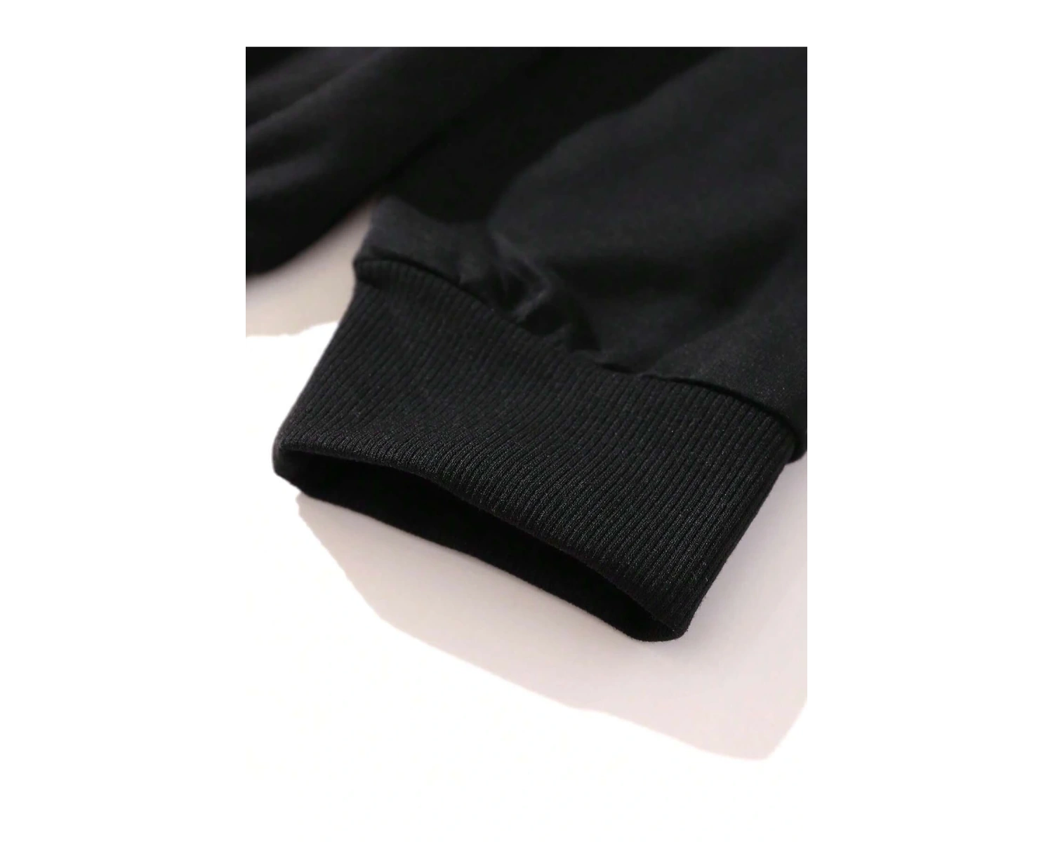 Goth Guys Slogan & Skull Print Pullover Siyah