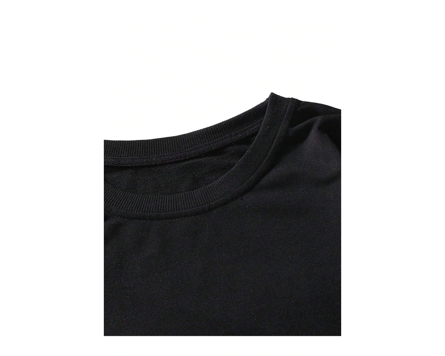 Goth Guys Slogan & Skull Print Pullover Siyah