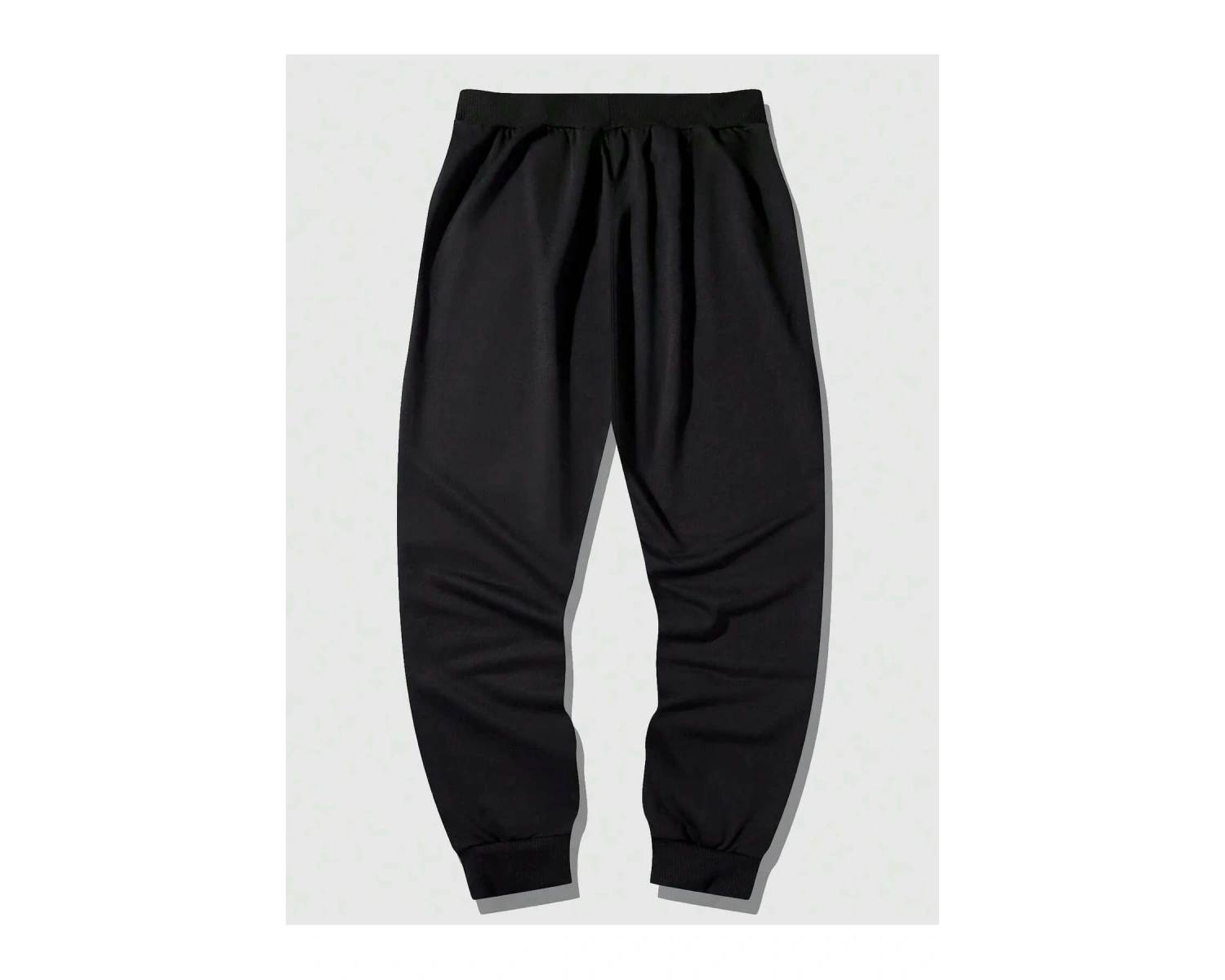 Goth Guys Slogan & Skull & Spider Graphic Drawstring Waist Eşofman Altı