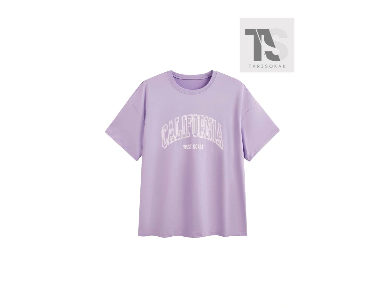 Goth Kafatası ve Harf Grafikli Düşük Omuzlu Tişört