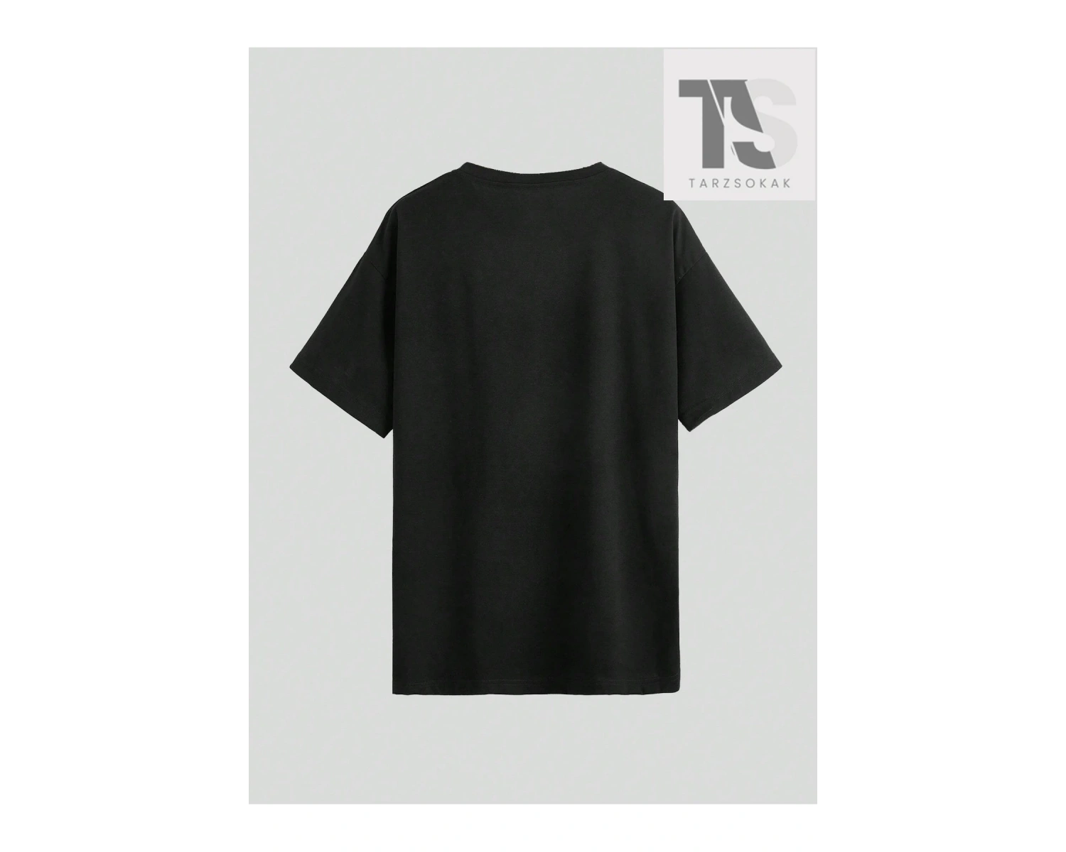 Goth Kedi ve Ay Baskılı Tişört