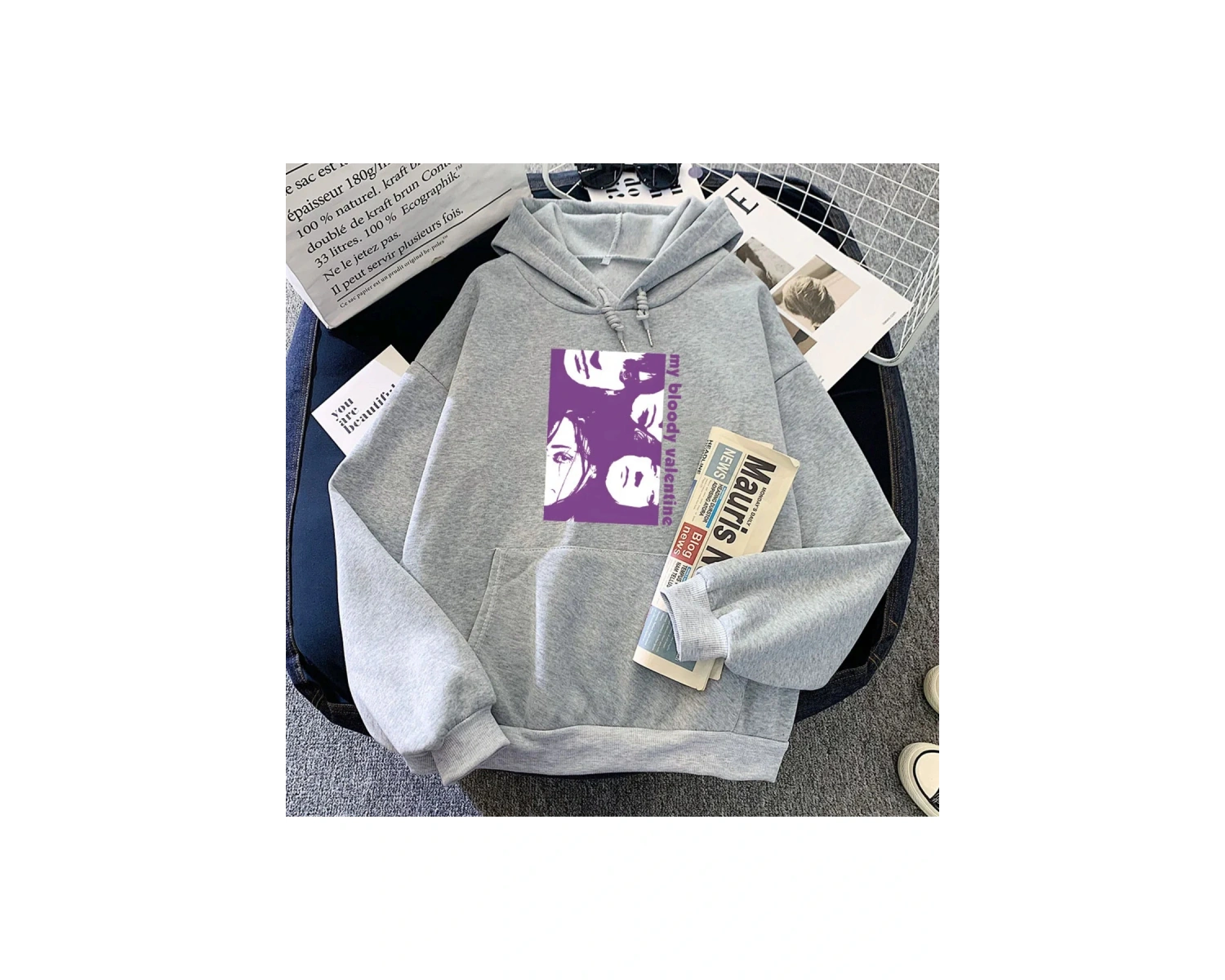 Gri Benim kanlı sevgililer Rock Band Hoodies