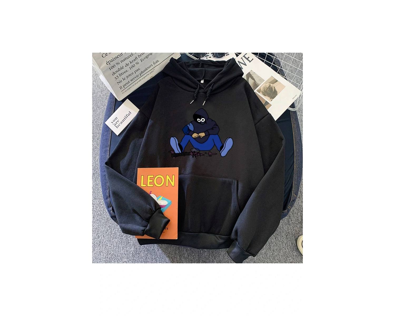 Gri BoyWithUke kıcıHoodies Moletom Feminino