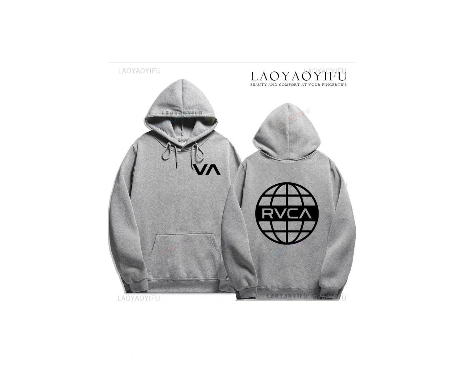 Gri Grafik Giyim Sokak Şıklığı