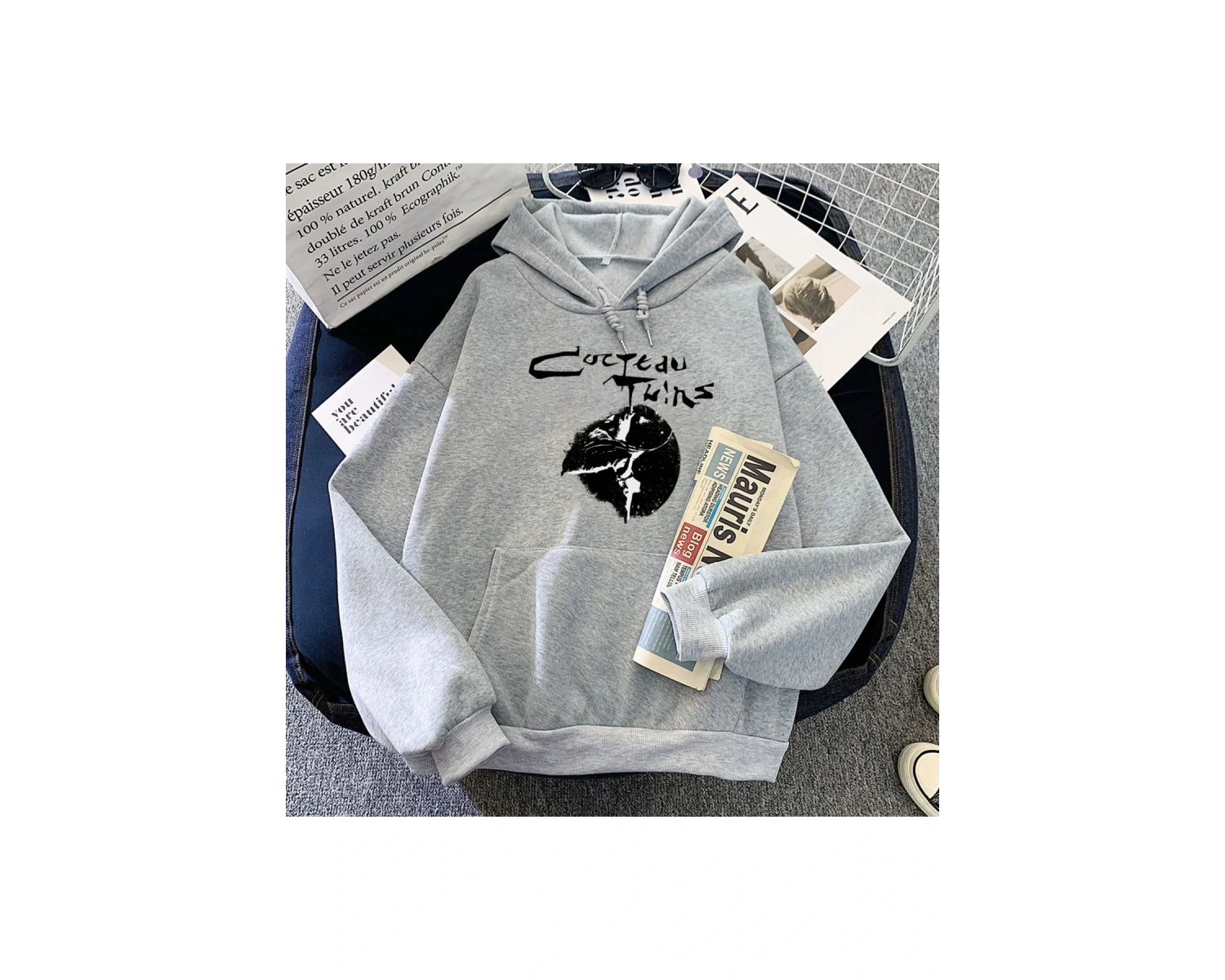 Gri Ninniler albümü grafik Hoodies Rock Band Cocteau Twins caderas Con Capucha