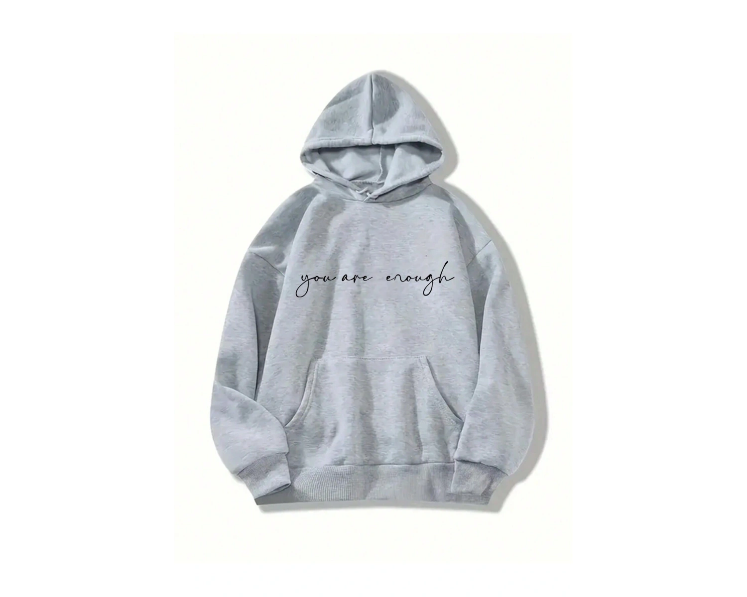 Gri Sevgili Kişi Arkamda Kapşonlu Sen Önemlidir