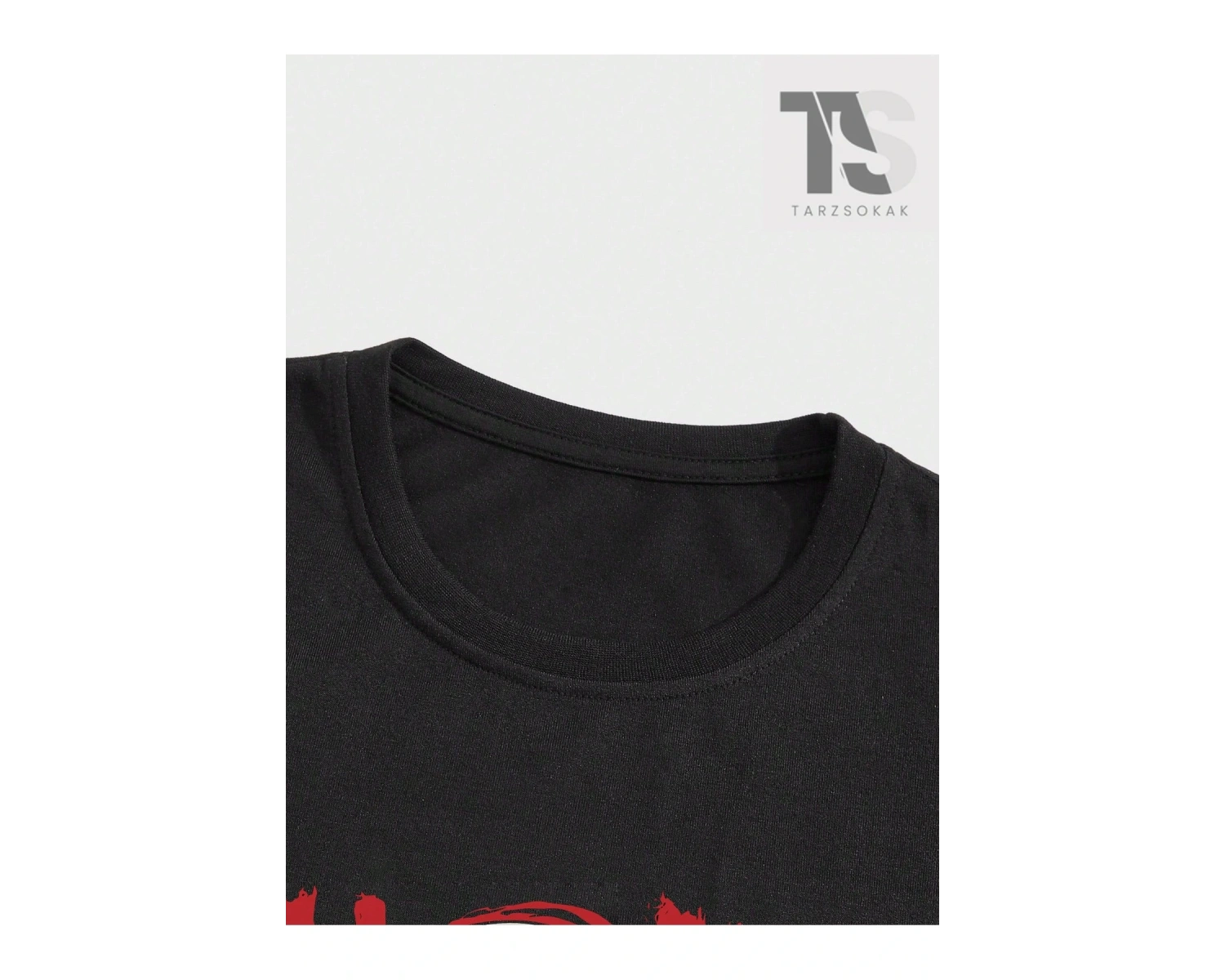 Grunge Punk Erkek Kafatası ve Mektup Grafikli Tişört