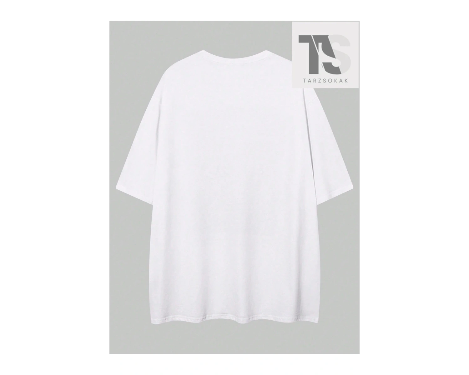 Grunge Punk Erkek Mektup ve Kafatası Baskı Damla Omuz Tişört