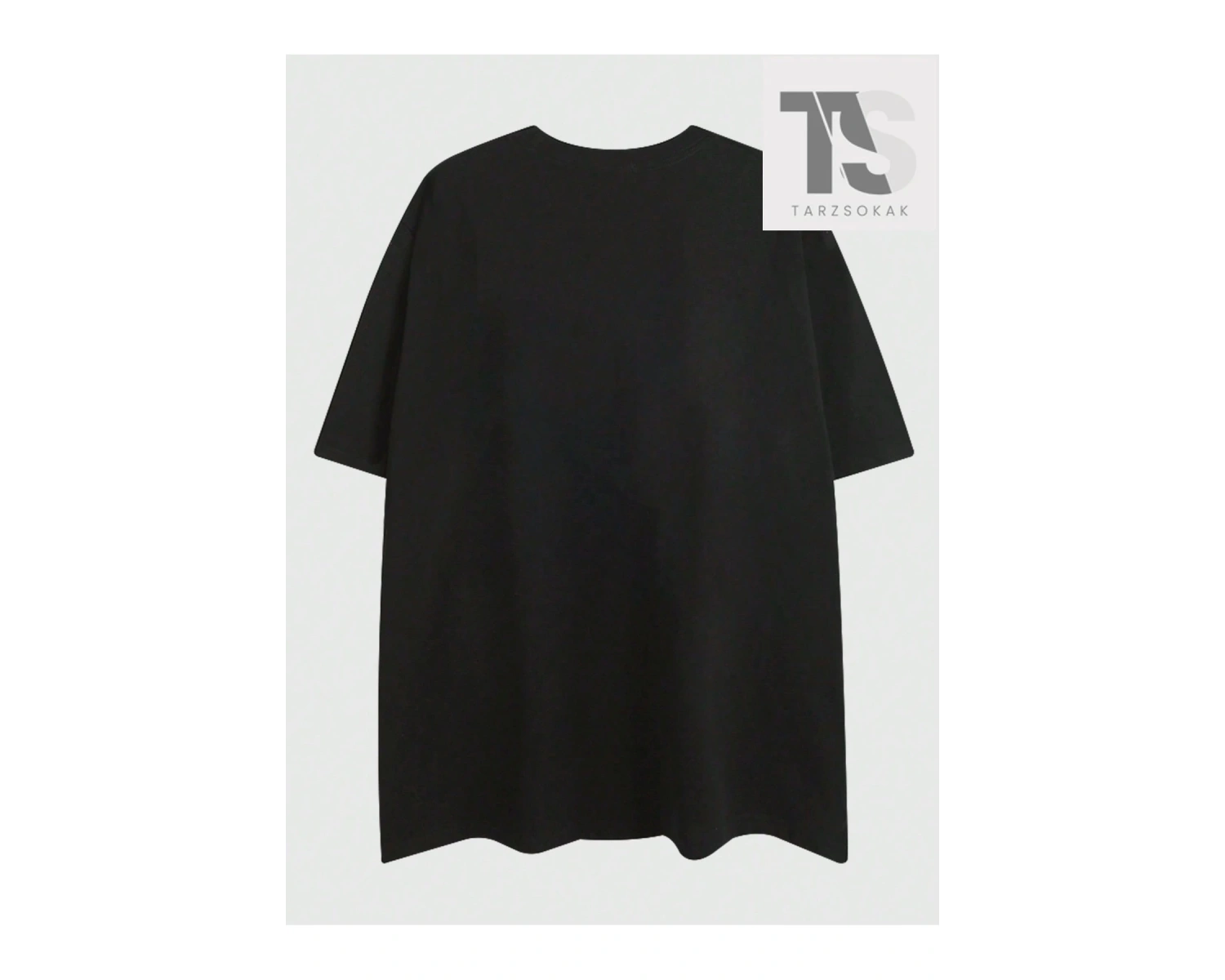 Grunge Punk Erkek Mektup ve Kafatası Baskı Damla Omuz Tişört