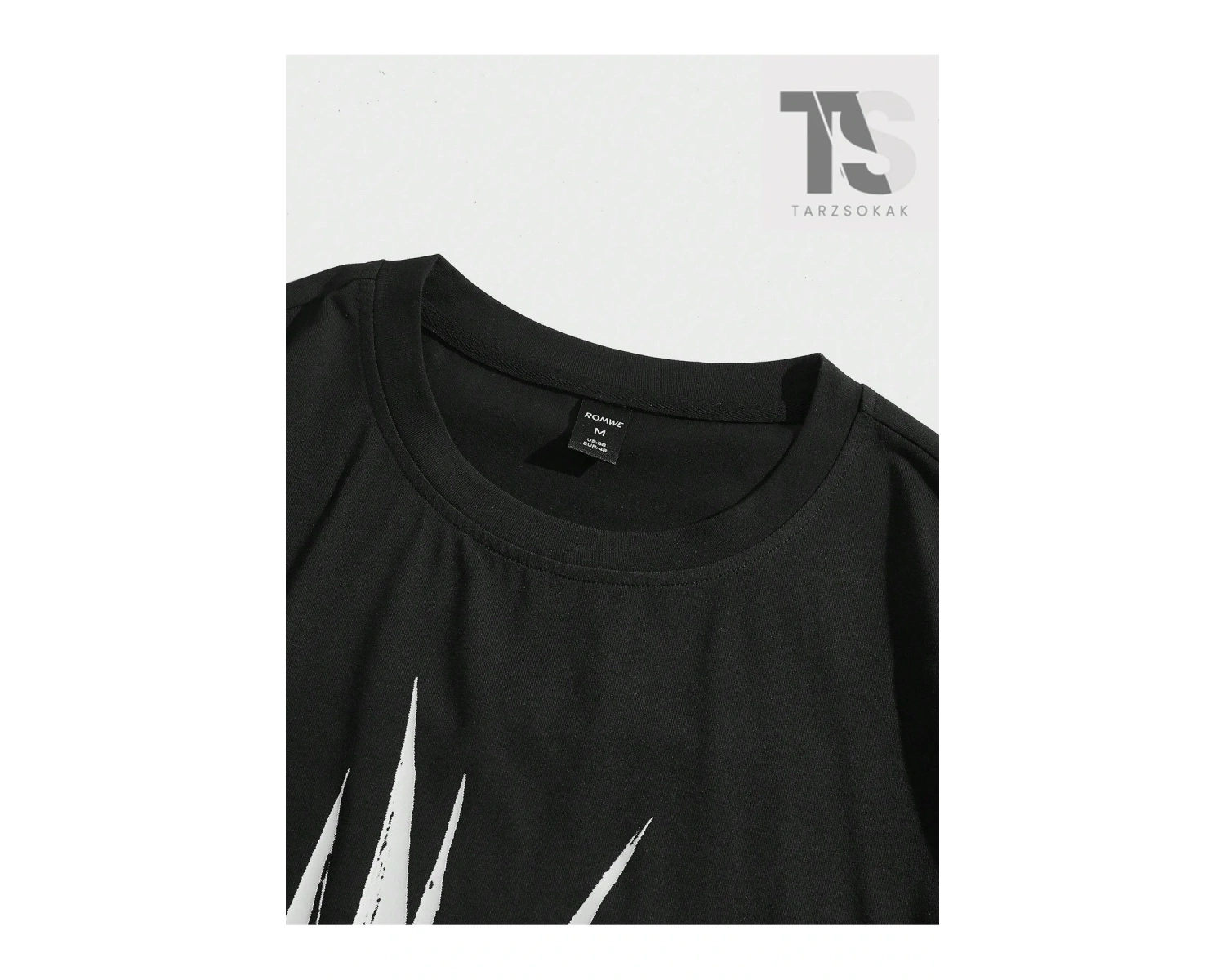 Grunge Punk Erkek Pamuk Kafatası Baskı Tişört