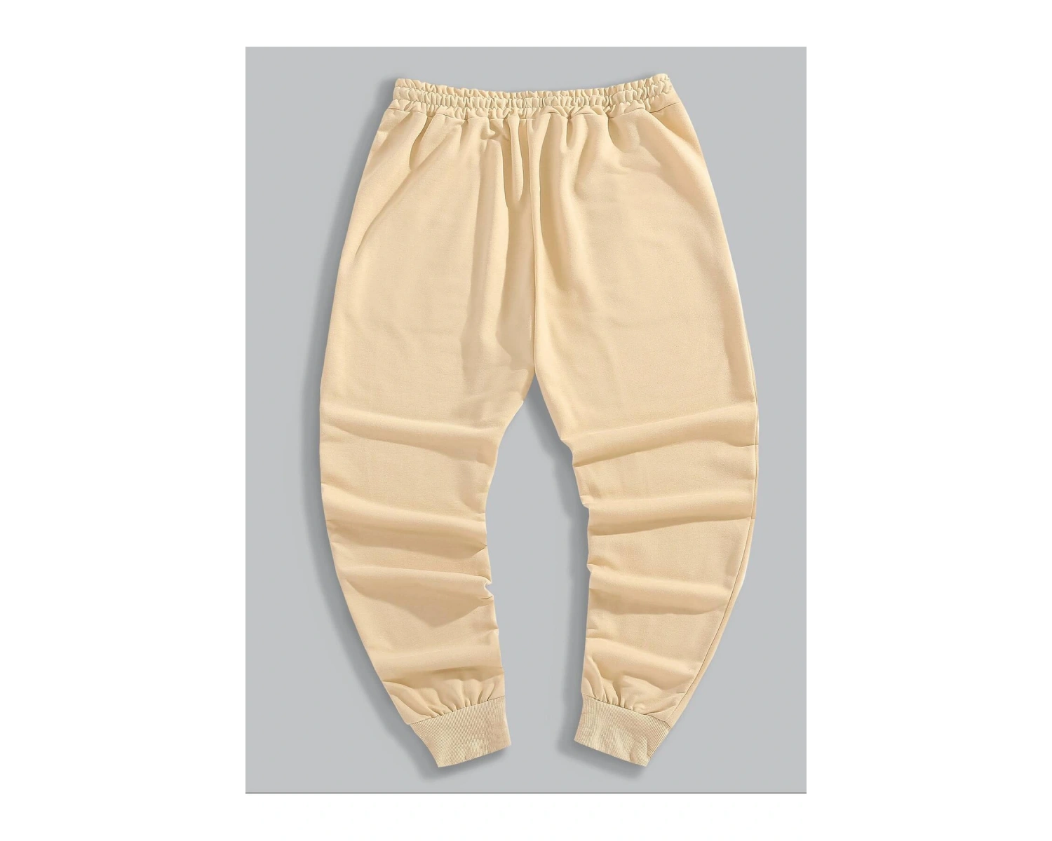 Guys Japanese Letter & Floral Print Drawstring Waist Eşofman Altı