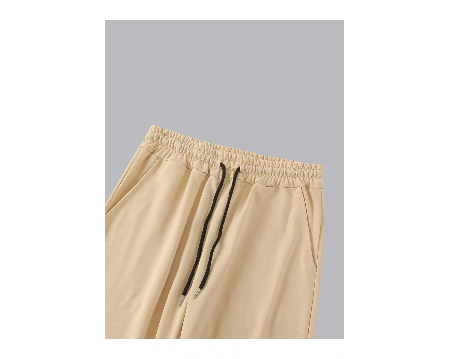 Guys Japanese Letter & Floral Print Drawstring Waist Eşofman Altı