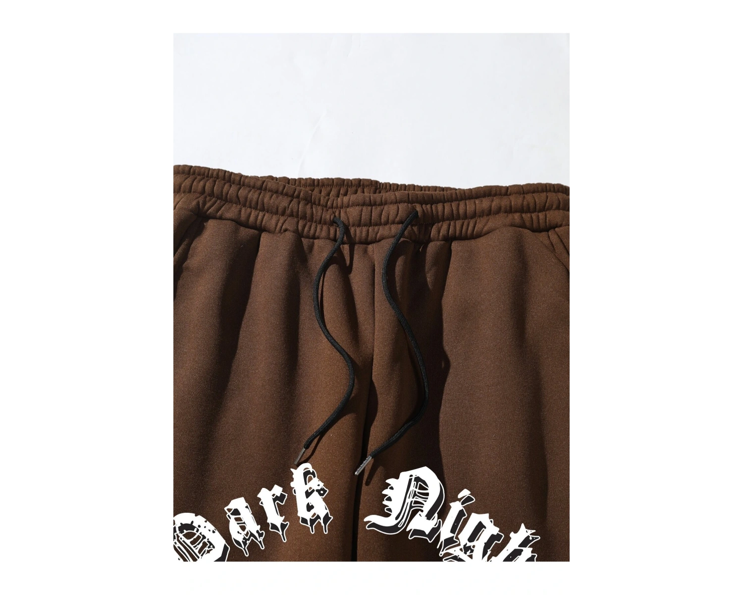 Guys Letter & Skeleton Print Thermal Drawstring Waist Eşofman Altı