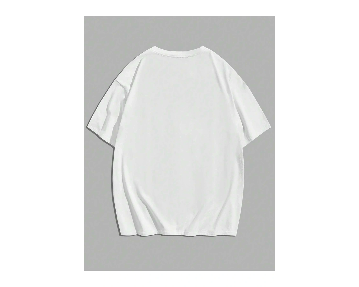 Guys Pamuk Harfli ve Yıldızlı Grafik Harajuku Style