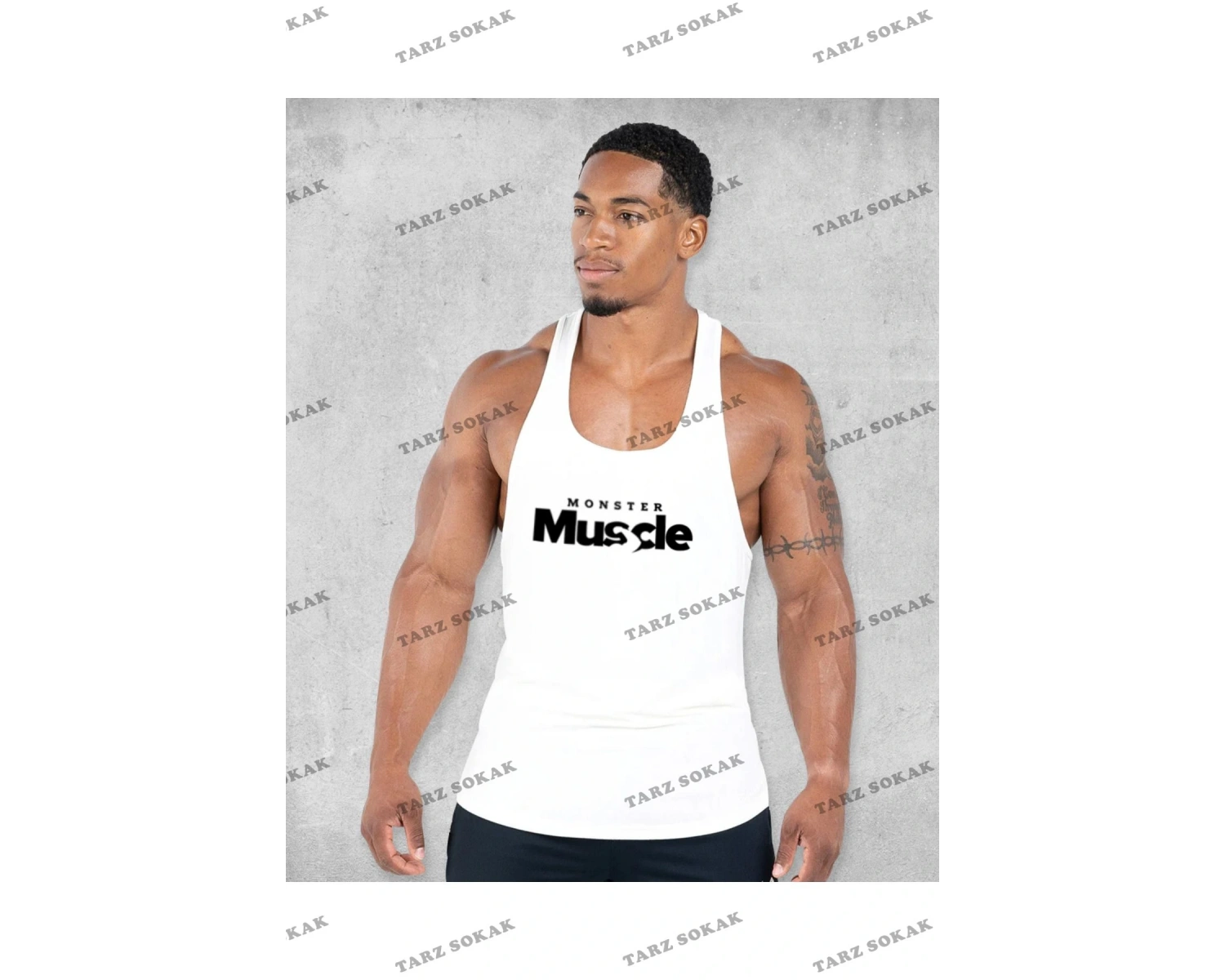 Gym Fitness Tank Top Sporcu Atleti