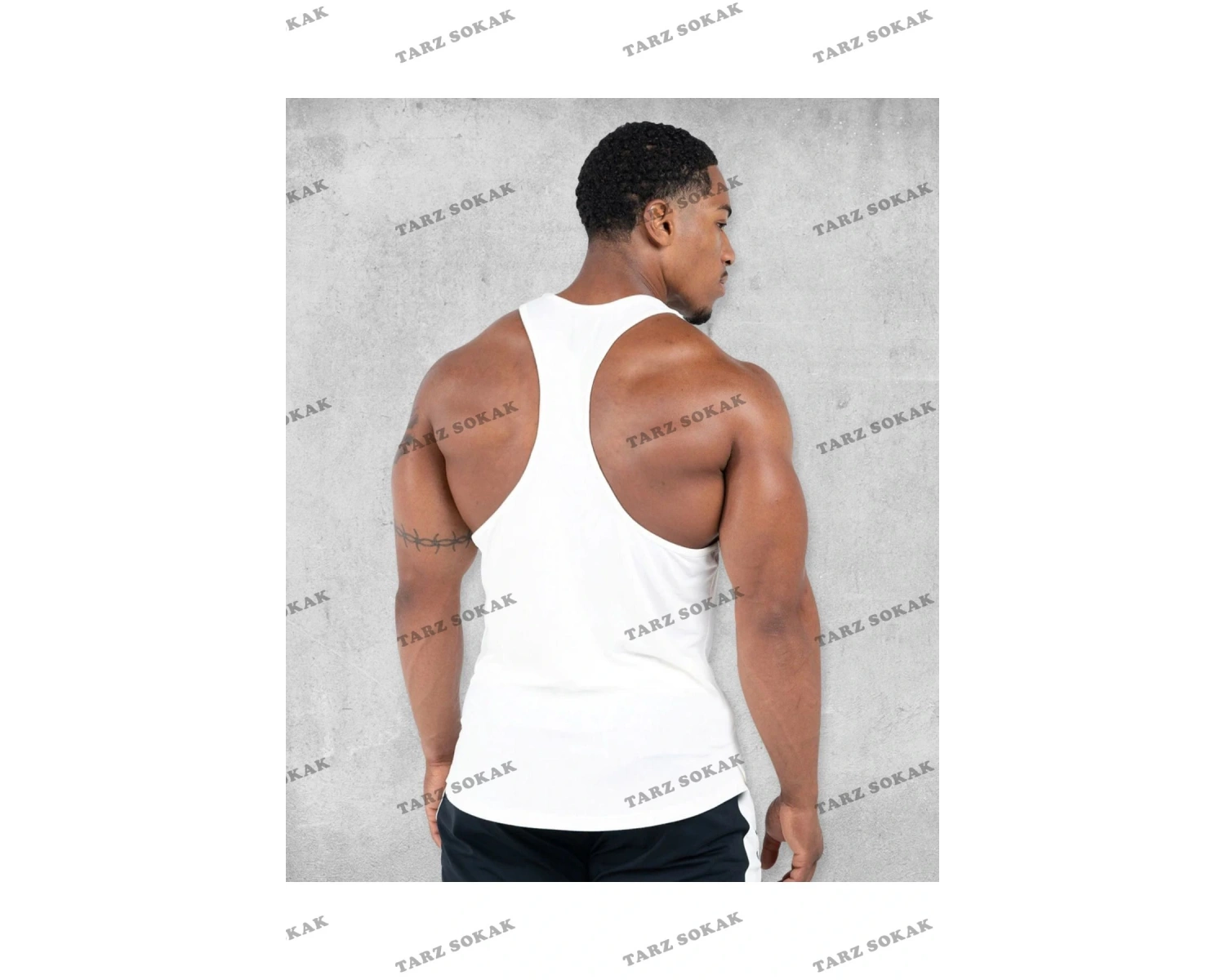 Gym Fitness Tank Top Sporcu Atleti