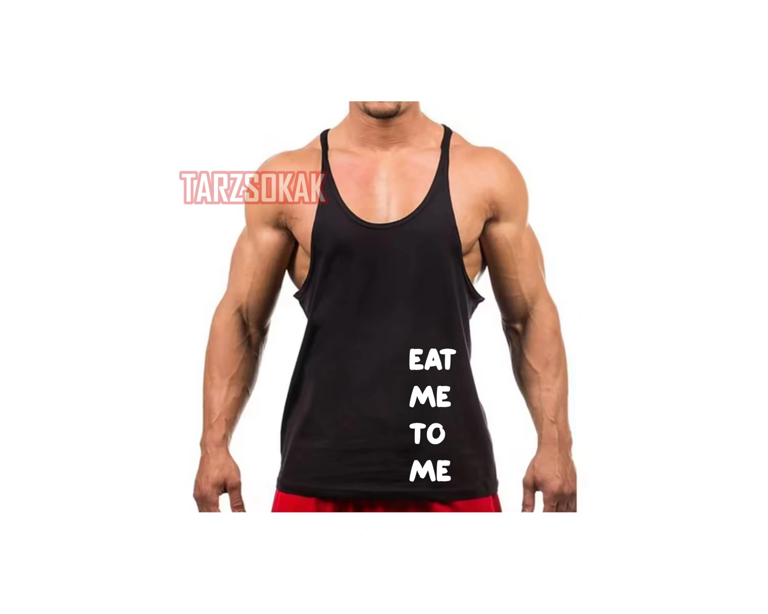Gym Tank Top Fitness Sporcu Atleti EAT ME TO ME YE BENİ
