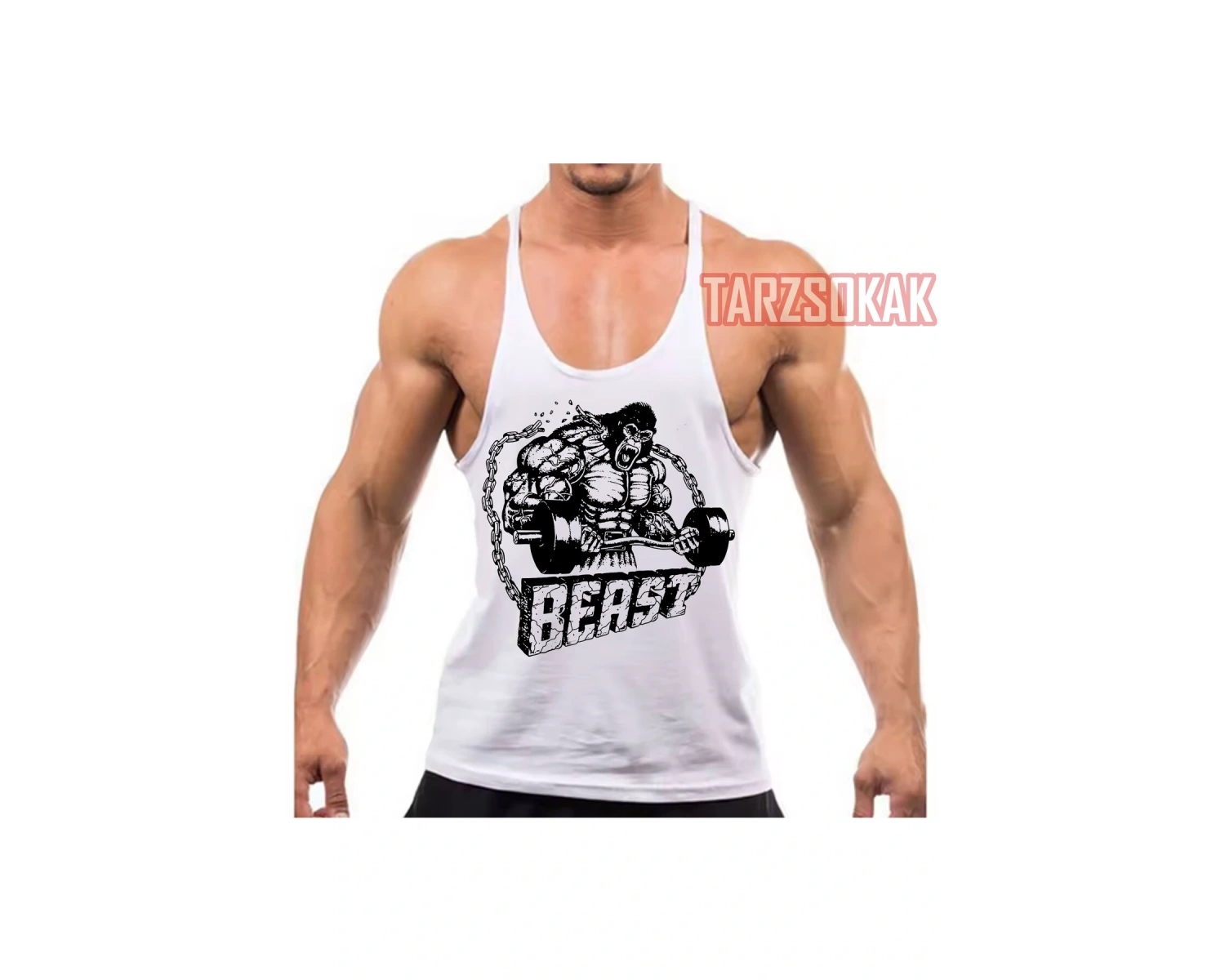 Gym Tank Top Fitness Sporcu Atleti GYM3
