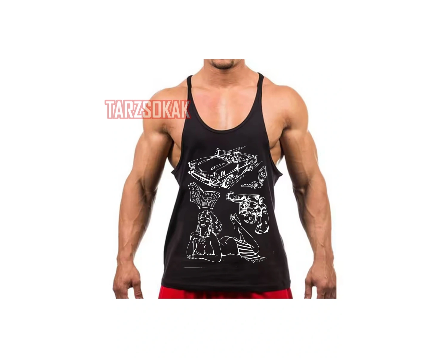 Gym Tank Top Fitness Sporcu Atleti GYM54
