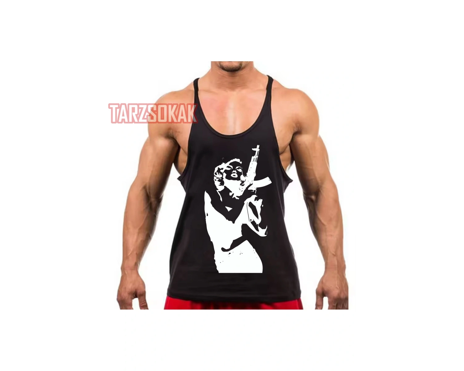 Gym Tank Top Fitness Sporcu Atleti GYM56