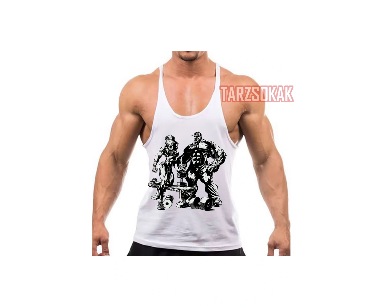 Gym Tank Top Fitness Sporcu Atleti GYM66